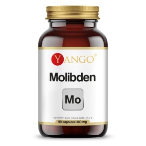 Molibden - 90 kapsułek - wspomagający utrzymanie prawidłowego metabolizmu - YANGO NM
