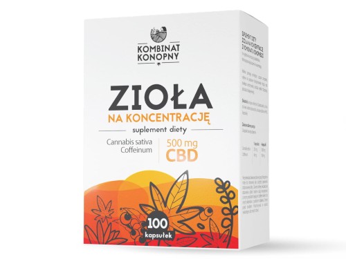 Zioła na koncentrację - 100 kapsułek - Kombinat Konopny.jpg