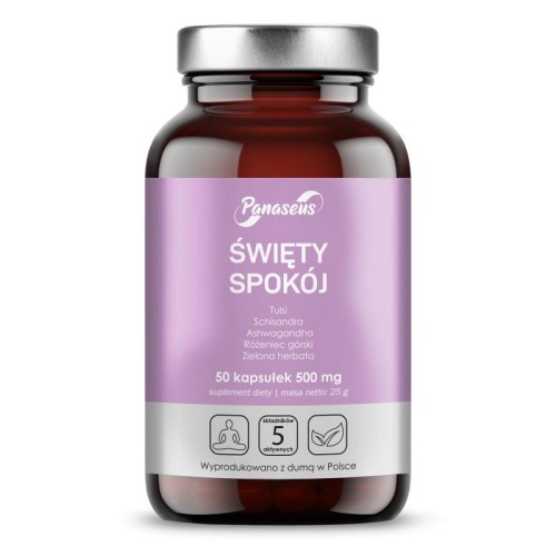 Święty spokój - panaseus 50 kaps. - pomaga odzyskać siły po stresujących wydarzeniach - YANGO.jpg