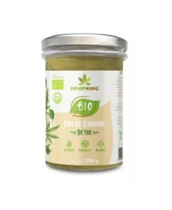 Białko konopne - DETOX -  spirulina, jarmuż, brokuł, szpinak, burak, kurkuma, chlorella - HempKing