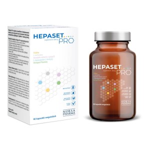 Hepaset PRO - wsparcie wątroby i metabolizmu - Norsa Pharma