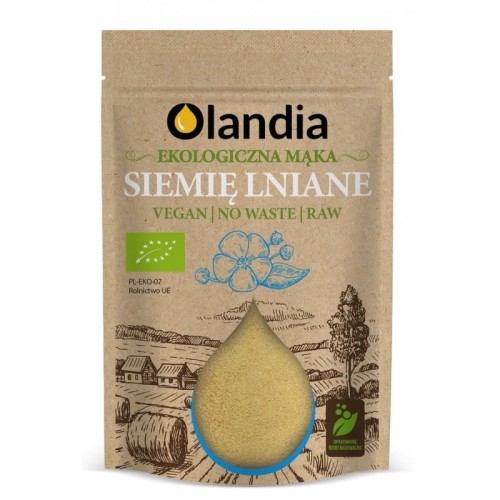 Siemię lniane mielone - ekologiczna mąka - Złoto Polskie.jpg