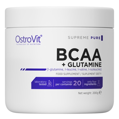 BCAA + Glutamina 200 g - smak naturalny - Ostrovit.png
