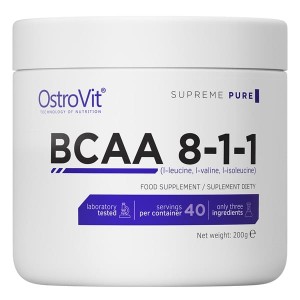 BCAA 8-1-1 200 g - smak naturalny - Ostrovit
