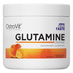 Glutamina 300g - smak pomarańczowy - Ostrovit