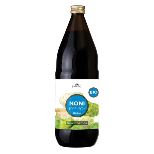 BIO Sok z Noni (1000 ml) - Dr Gaja - Pochodzi z ekologicznych upraw