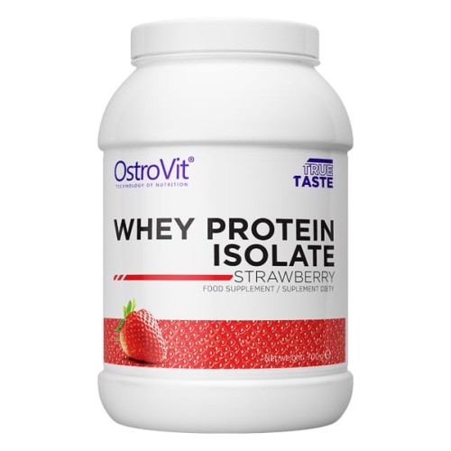 Whey Protein Isolate 700 g - izolat białka serwatkowego - smak truskawkowy - Ostrovit.jpg
