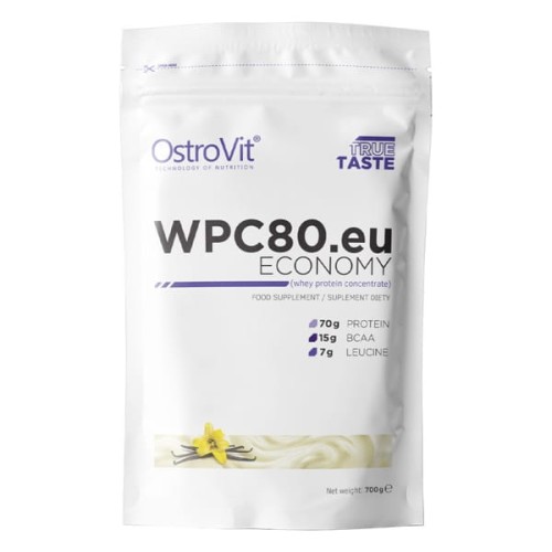 WPC80.eu ECONOMY 700 g - koncentrat białka serwatkowego - smak waniliowy - Ostrovit.jpg