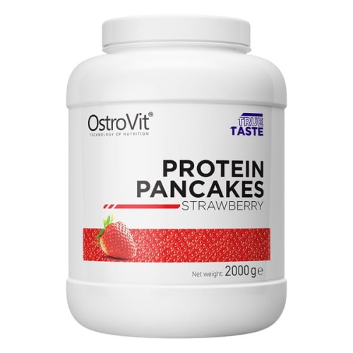 Protein Pancakes 2000 g - naleśniki na bazie mąki owsianej i koncentratu białka serwatkowego - smak truskawkowy - Ostrovit.jpg