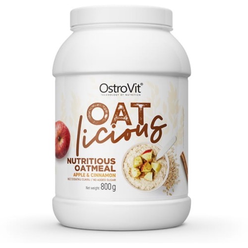 OATlicious 800 g - smak jabłkowo-cynamonowy - pożywna owsianka z liofilizowanymi owocami - Ostrovit.jpg