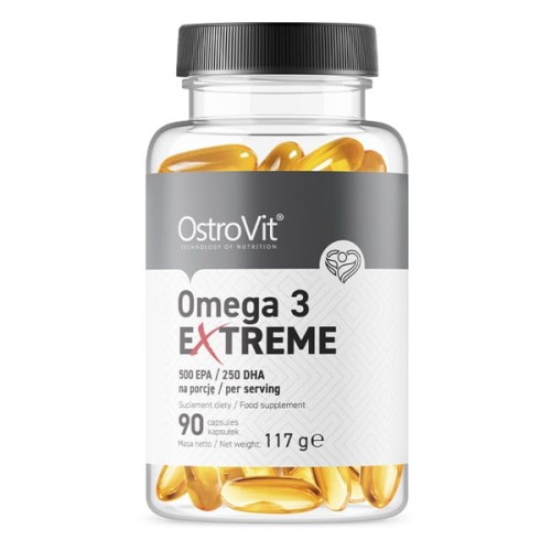 Omega 3 Extreme 90 kapsułek - wspiera pracę serca i mózgu - Ostrovit.jpg