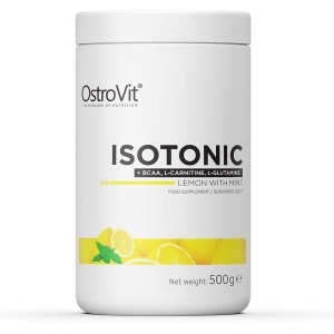 Izotonik 500 g - regulacja gospodarki wodno-elektrolitowej - smak cytrynowo-miętowy - Ostrovit