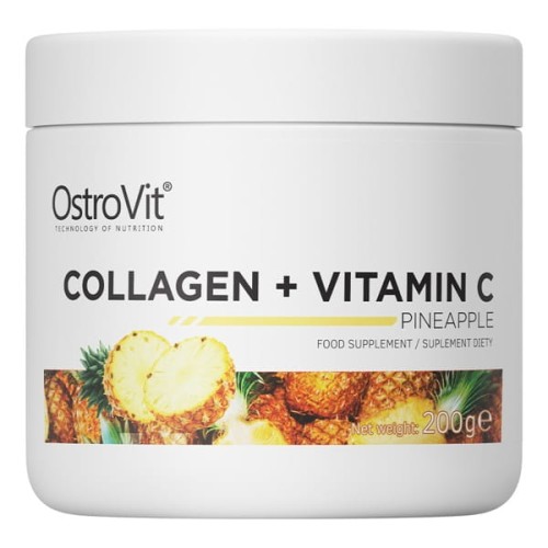 Kolagen + Witamina C 200 g - smak ananasowy - Ostrovit.jpg
