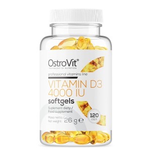 Witamina D3 4000 IU 120 kapsułek - Ostrovit
