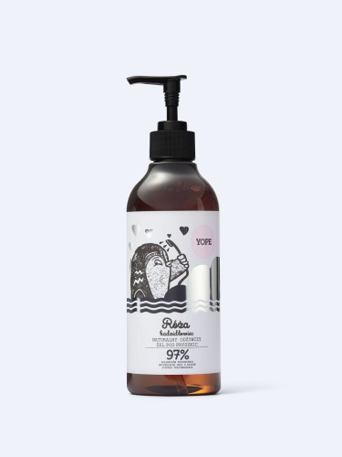 Naturalny żel pod prysznic Róża i kadzidłowiec 400 ml - Działa kojąco i relaksująco - YOPE.jpg