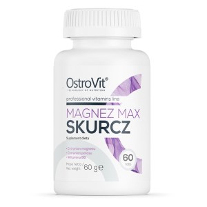 Magnez Max Skurcz 60 tabletek - kompleks witaminowo-minerałowy - Ostrovit