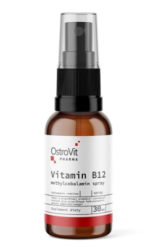 Witamina B12 Metylokobalamina w sprayu 30 ml - Ostrovit.jpg