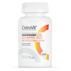 Witamina B12 Metylokobalamina 200 tabletek - Ostrovit