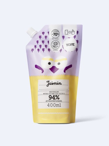 Mydło do rąk dla dzieci Refill jaśmin - wkład uzupełniający - YOPE.jpg