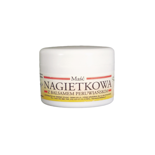 Maść nagietkowa z balsamem peruwiańskim 50 ml - regeneracja naskórka - FARM-VIX (NM).jpg