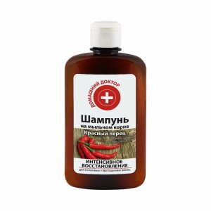 Szampon do włosów z papryczką 300ml - papryczka chili mydlnica lekarska - Biosfera