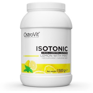 Izotonik 1500 g - regulacja gospodarki wodno-elektrolitowej - smak cytrynowo-miętowy - Ostrovit