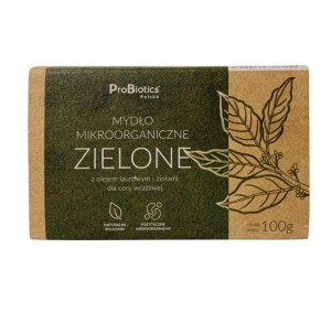 GREEN soap with probiotics - 100% natural ankle