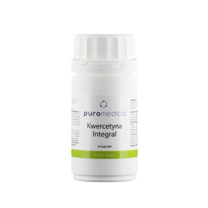 Kwercetyna integral 50 kaps. - kwas l–askorbinowy siarczan cynku cytrynian cynku -  PUROMEDICA 