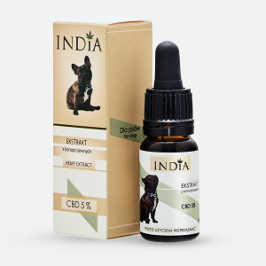 Ekstrakt CBD 5% dla psów, 10 ml -  INDIA COSMETICS