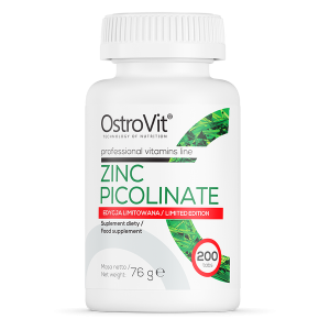 Pikolinian Cynku 200 tabletek - Ostrovit