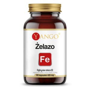 Żelazo 90 kaps - wspomaga funkcjonowanie układu odpornościowego - YANGO