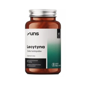 Lecytyna 60 kaps - Wpływa na funkcjonowanie układu nerwowego - UNS