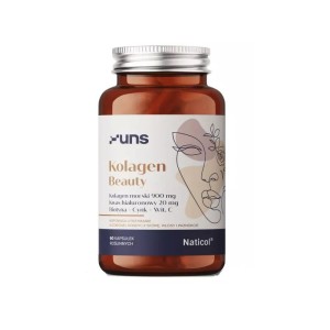 Kolagen Beauty 60 kaps - pomaga zachować zdrową skórę - UNS