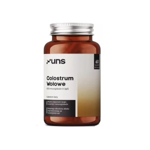 Colostrum wołowe 60 kaps - Wspomaga pracę układu pokarmowego - UNS