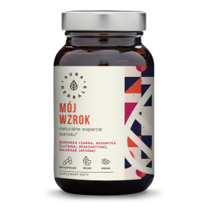 Mój Wzrok 60 kapsułek - Kompleks ekstraktów roślinnych naturalnie wspierających wzrok - AURA HERBALS (NM)