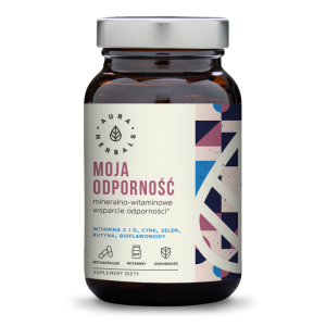 Moja Odporność - Minerały i Witaminy 60 kapsułek - Wsparcie układu odpornościowego - AURA HERBALS (NM)