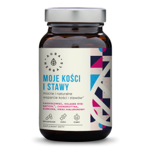 Moje Kości i Stawy 60 kapsułek - Naturalne wsparcie kości oraz elastyczności stawów - AURA HERBALS (NM)