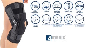 Orteza stawu kolanowego AM-OSK-Z/1R-01 - 4MEDIC