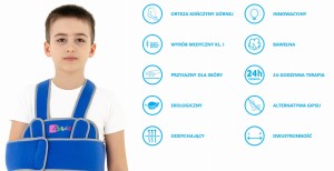 Dziecięca orteza barkowo-łokciowa AM-SOB-02 - 4KIDS