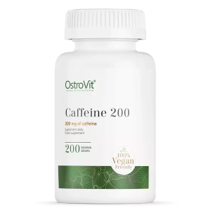 Kofeina 200 mg 200 tabletek - wspomaga odchudzanie- Ostrovit