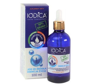 Naturalny koncentrat jodu 100ml w szklanej butelce IODICA -  IODICA WORLD(NM)