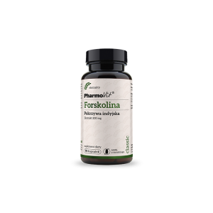 Forskolina Pokrzywa Indyjska 90 kapsułek - pomaga regulować metabolizm tłuszczów - PHARMOVIT (1)