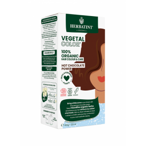 FARBA DO WŁOSÓW HERBATINT VEGETAL COLOR 100% ORGANIC HOT CHOCOLATE POWER - GORĄCA CZEKOLADA