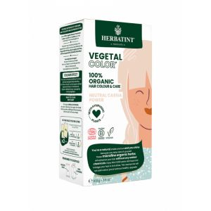 ODŻYWKA FARBA DO WŁOSÓW HERBATINT VEGETAL COLOR 100% ORGANIC NEUTRAL CASSIA - NEUTRALNA KASJA