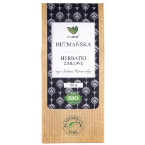 HETMAŃSKA HERBATKA ZIOŁOWA 60G ECOBLIK LIŚCIE ŚLAZU ZIELE MAJERANKU KWIAT RUMIANKU LEBIODKA