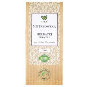 MISTRZOWSKA HERBATKA ZIOŁOWA 100G ECOBLIK ZIELE MAJERANKU OWOCE ANYŻKU OWOCE KMINKU OWOC GŁOGU KWIAT DZIEWANNY