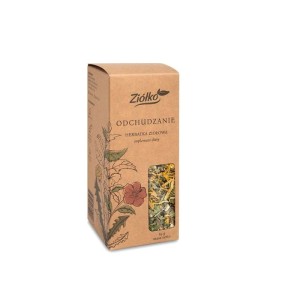HERBATKA ZIOŁOWA ODCHUDZANIE 65G ZIÓŁKO MNISZEK POKRZYWA HIBISKUS MIĘTA PIEPRZOWA MORWA BIAŁA NAGIETEK LUBCZYK
