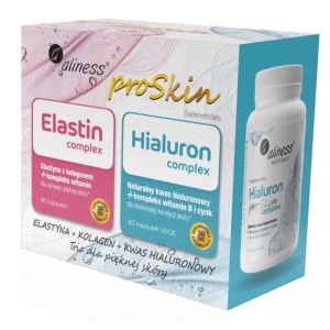 Zestaw ProSkin Elastin Complex + Hialuron Complex 2 x 60 kaps - ALINESS