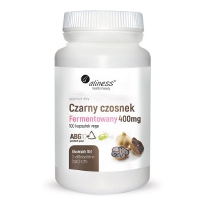 Czarny czosnek fermentowany 400mg 100 kaps - ALINESS