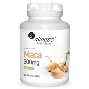 Maca 600mg 100 tabletek - ALINESS